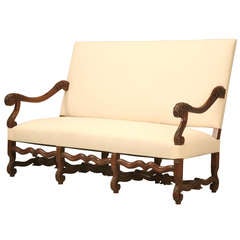 Circa 1890 French Walnut Louis XIV Sofa 9