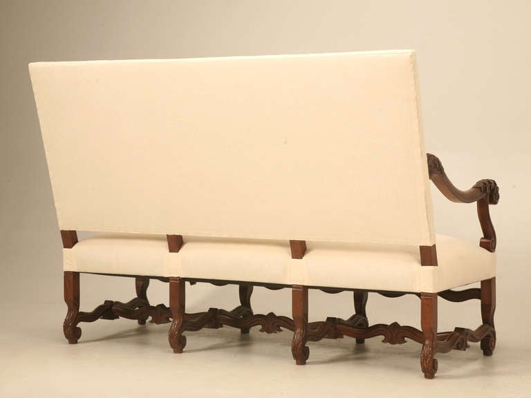 French Walnut Louis XIV Sofa, circa 1890 3