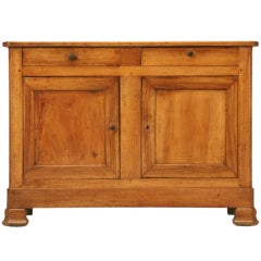 Antique French Cherry Louis Philippe 2 over 2 Buffet