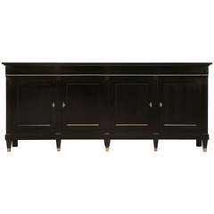 1950's French Directoire Style Ebonized Buffet