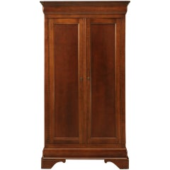 Vintage American Cherry Louis Philippe Style Armoire by Mt. Airy