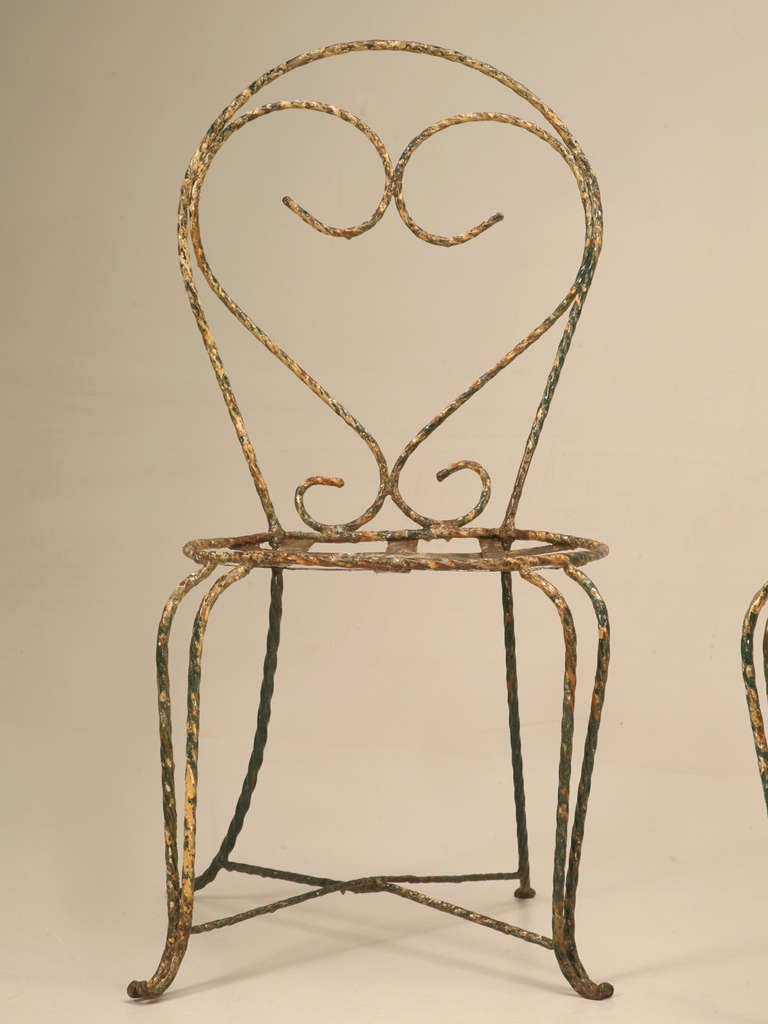 Pair of French Garden Chairs 4
