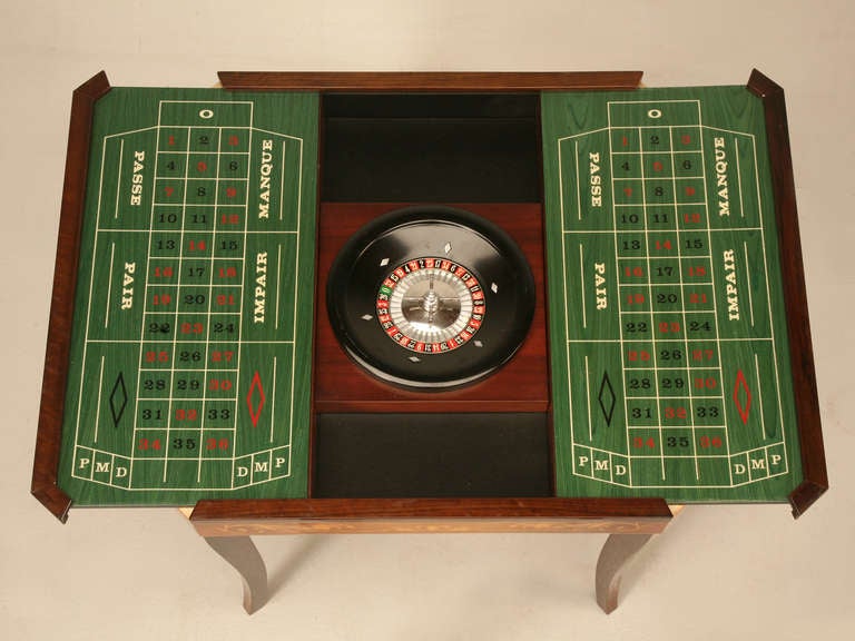 Mid-20th Century c1960's Italian Inlaid Game Table