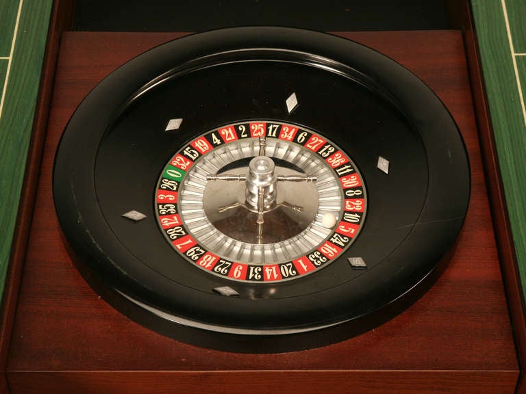 Wood c1960's Italian Inlaid Game Table