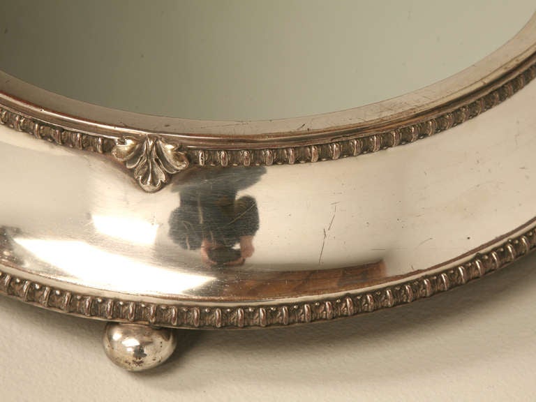 English Antique Silver Plated Mirror Plateau by Fenton Bros. Ltd 2