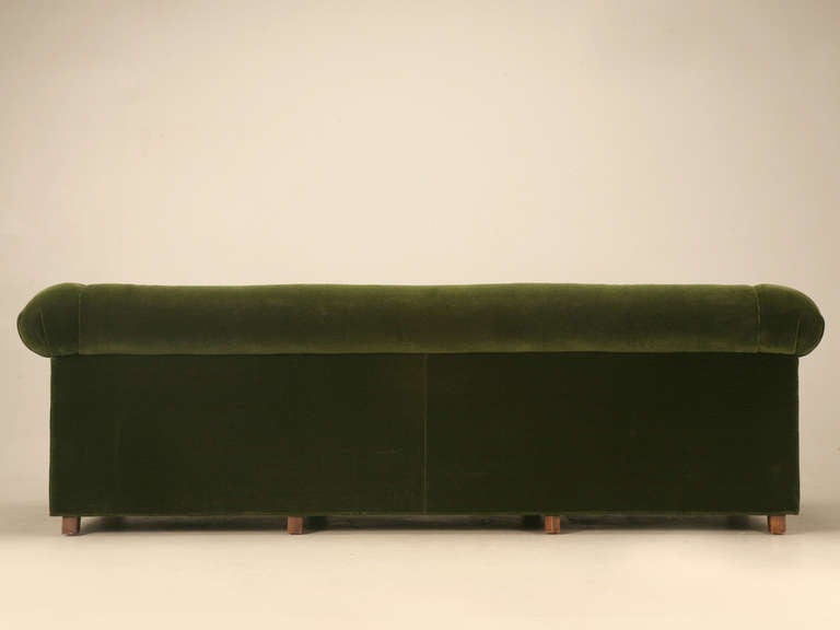 Custom Hand-Made Sofa in Any Dimension with Brass Lion Paw Feet with Horsehair en vente 1