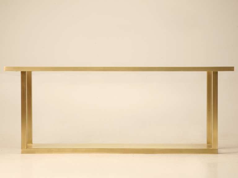 custom console table