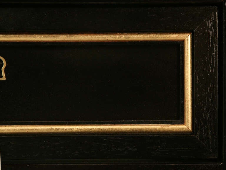 Scrivania in stile Directoire francese in mogano ebanizzato realizzata a mano a Chicago Qualsiasi dimensione in vendita 1
