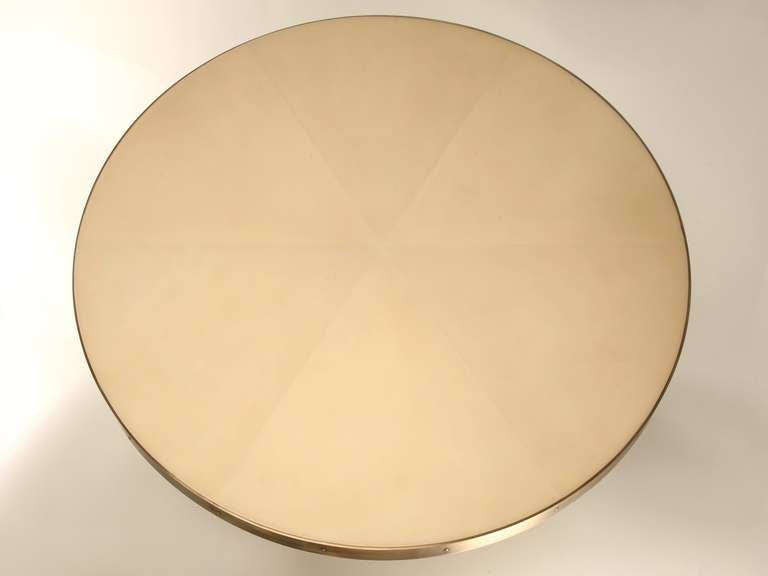 Old Plank's Custom-Made, um solide Bronze Esstisch Basis oder Center Hall Tabelle mit komplizierten gewebt solide Bronze Sockel Basis bestellen. Dieser Tisch ist ein Beispiel für hervorragende Handwerkskunst und kann in den meisten Größen