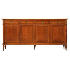 Vintage French Cherrywood Louis XVI Style Buffet