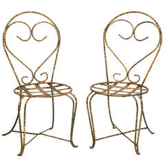Pair of French Garden Chairs