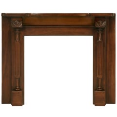 Used American Cherrywood Fire Surround from Washington DC circa 1890 Restored