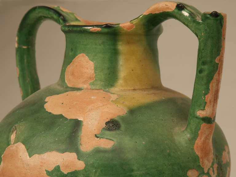 Circa 1900 French Pottery WIne or Water Jug 1