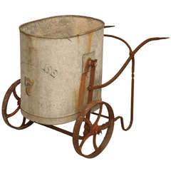 Antique English 1890's "Glass House" Watering Cart.