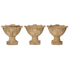 Circa 1950 American Garden Urns or Planters