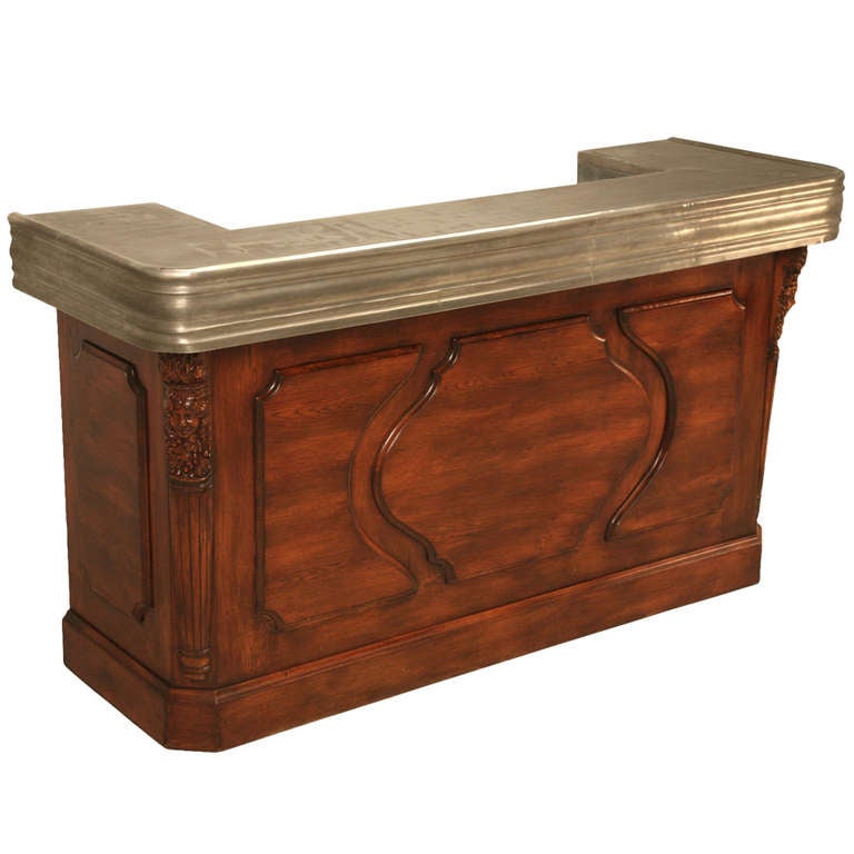 French Zinc Bar at 1stdibs