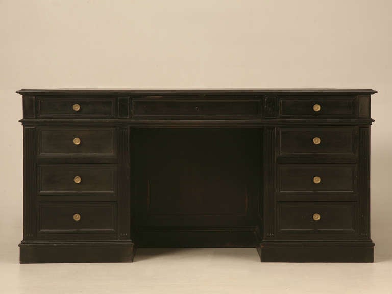 c1880 Napoleon III Ebonzed French Desk 1