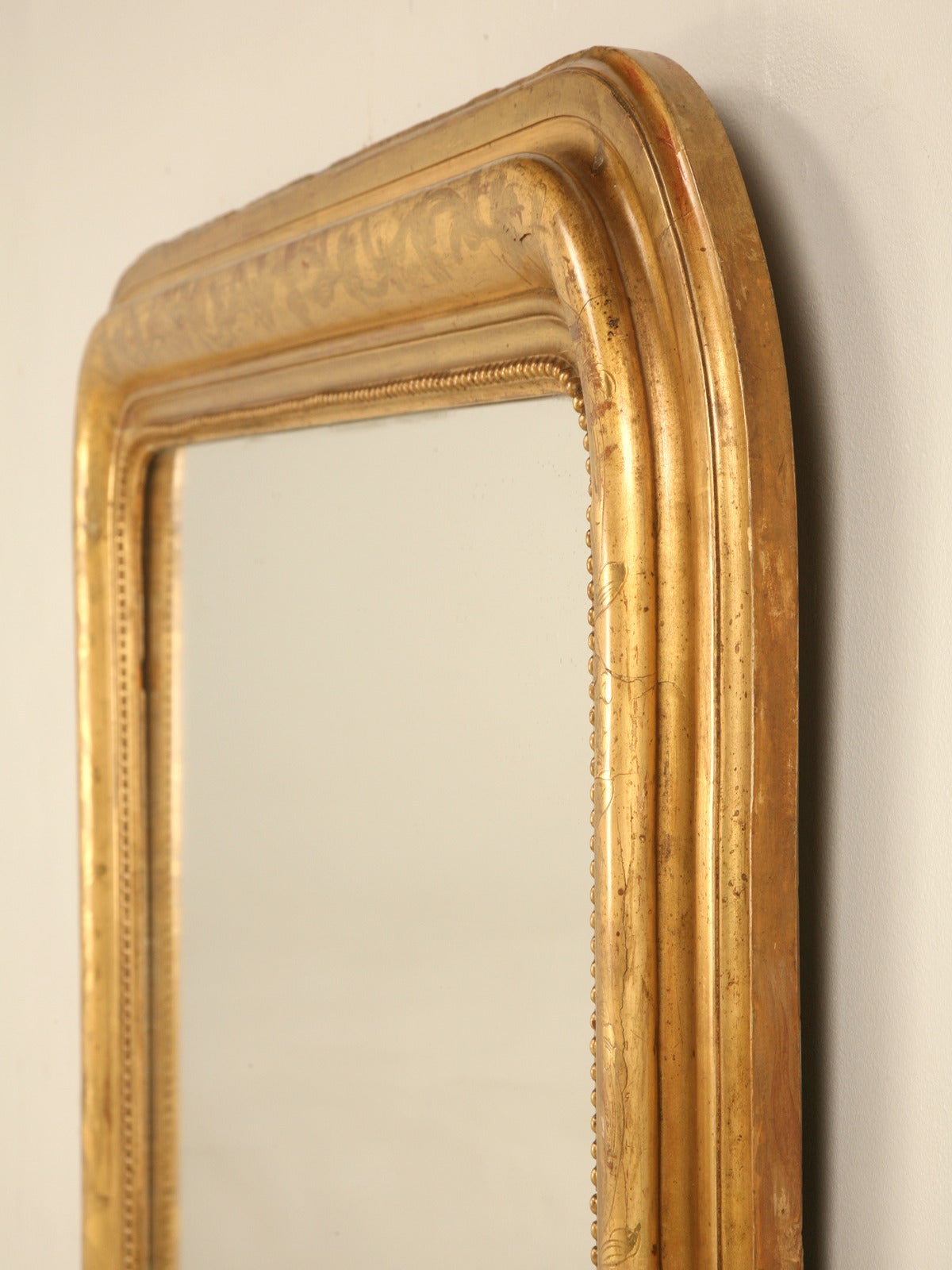 French Louis Philippe Style Original Gilt Mirror