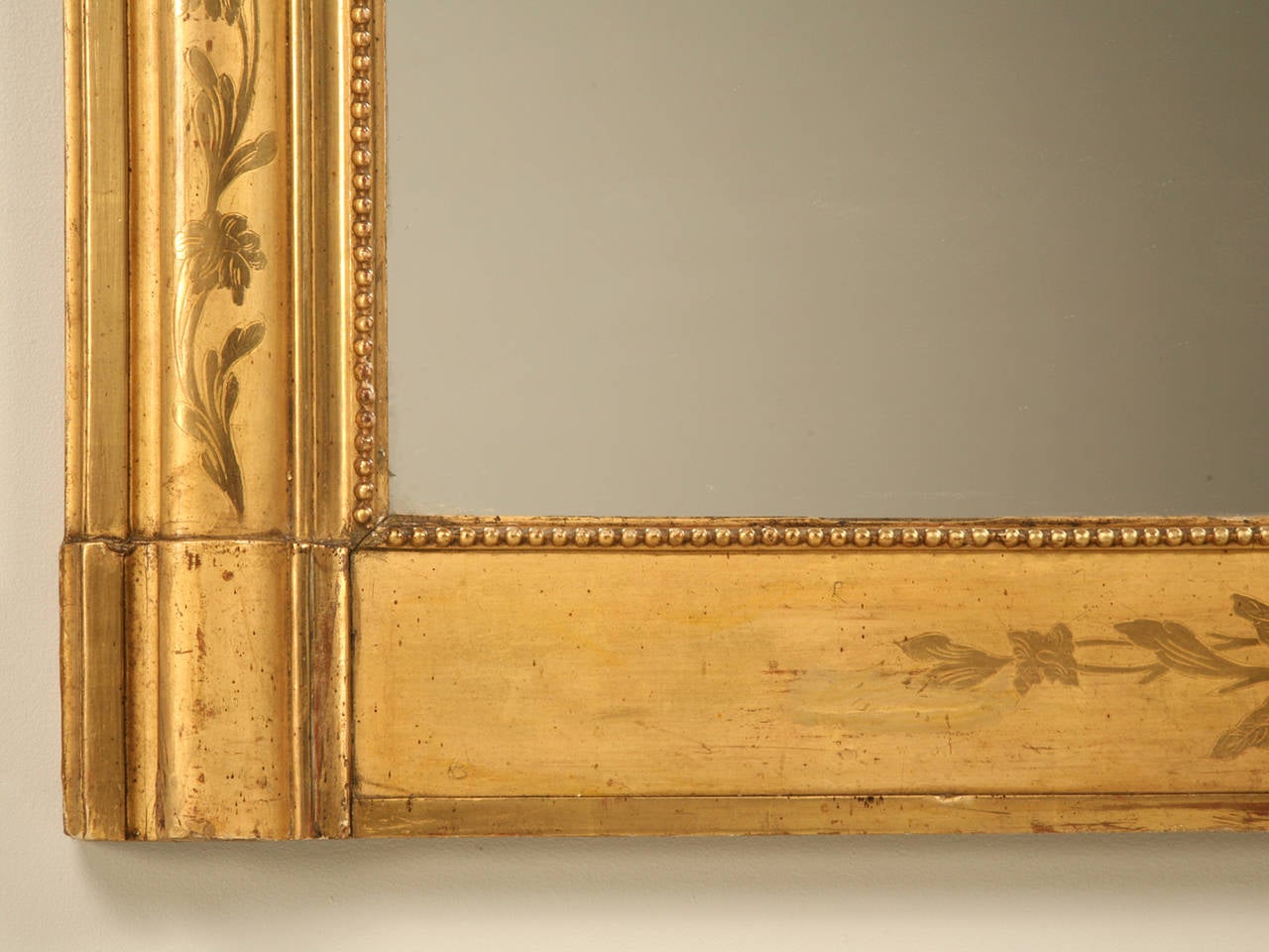 Louis Philippe Style Original Gilt Mirror 2