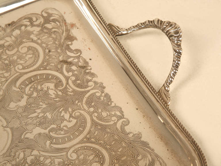 English Silver Plate Tea Service to Honor H.M. Queen Elizabeth II In Good Condition In Chicago, IL