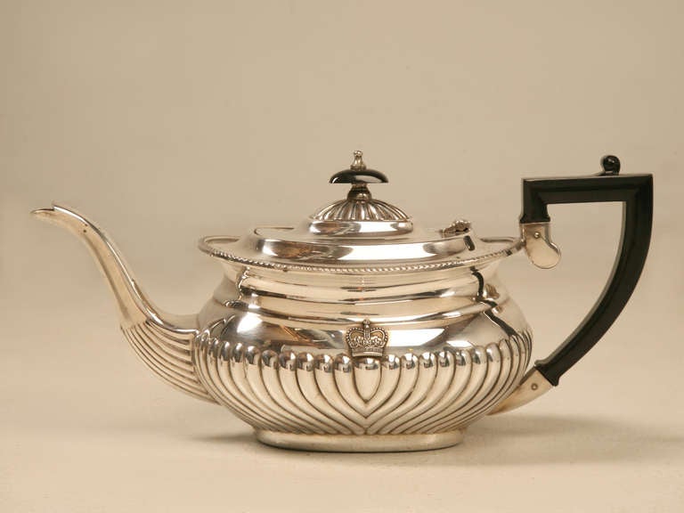 20th Century English Silver Plate Tea Service to Honor H.M. Queen Elizabeth II