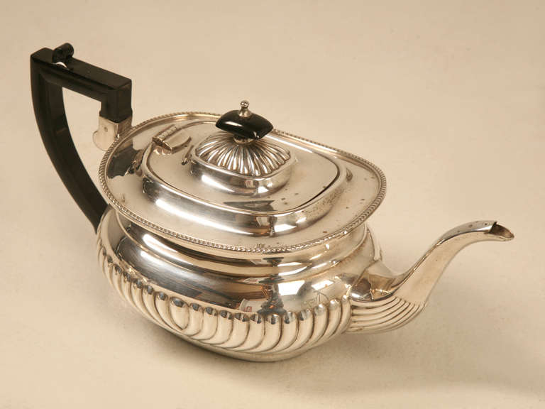 English Silver Plate Tea Service to Honor H.M. Queen Elizabeth II 1