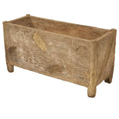 Used Circa 1940's Faux Bois French Trough or Planter