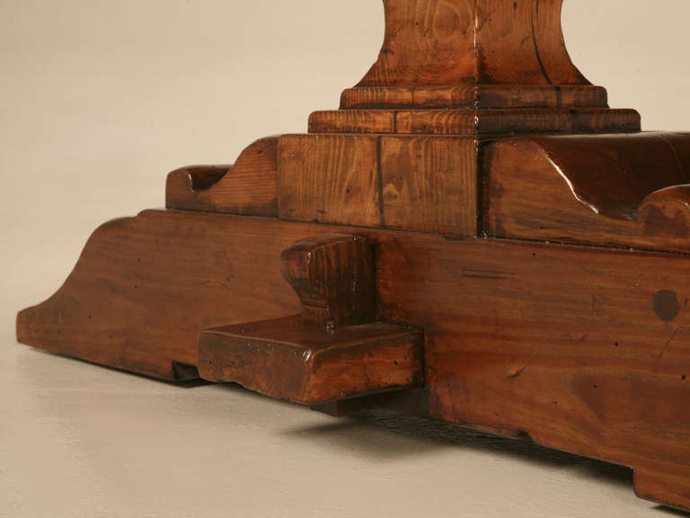 Trestle-Esstisch im französischen Stil von Old Plank, erhältlich in verschiedenen Größen im Angebot 1