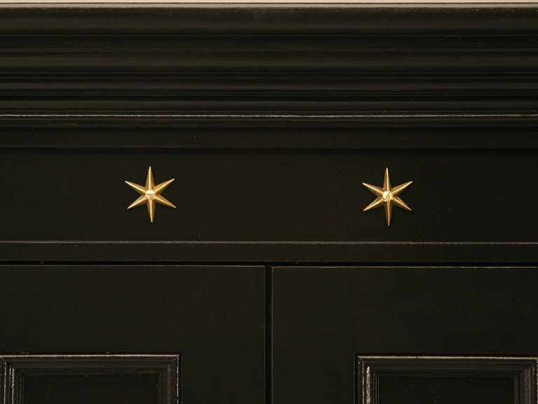 American Jacques Adnet Inspired Dry Bar Cabinet Built to Order Any Dimension or Finish For Sale