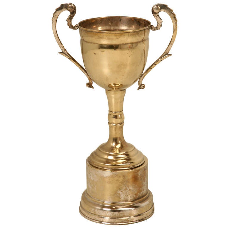 Vintage Silver Trophy at 1stdibs