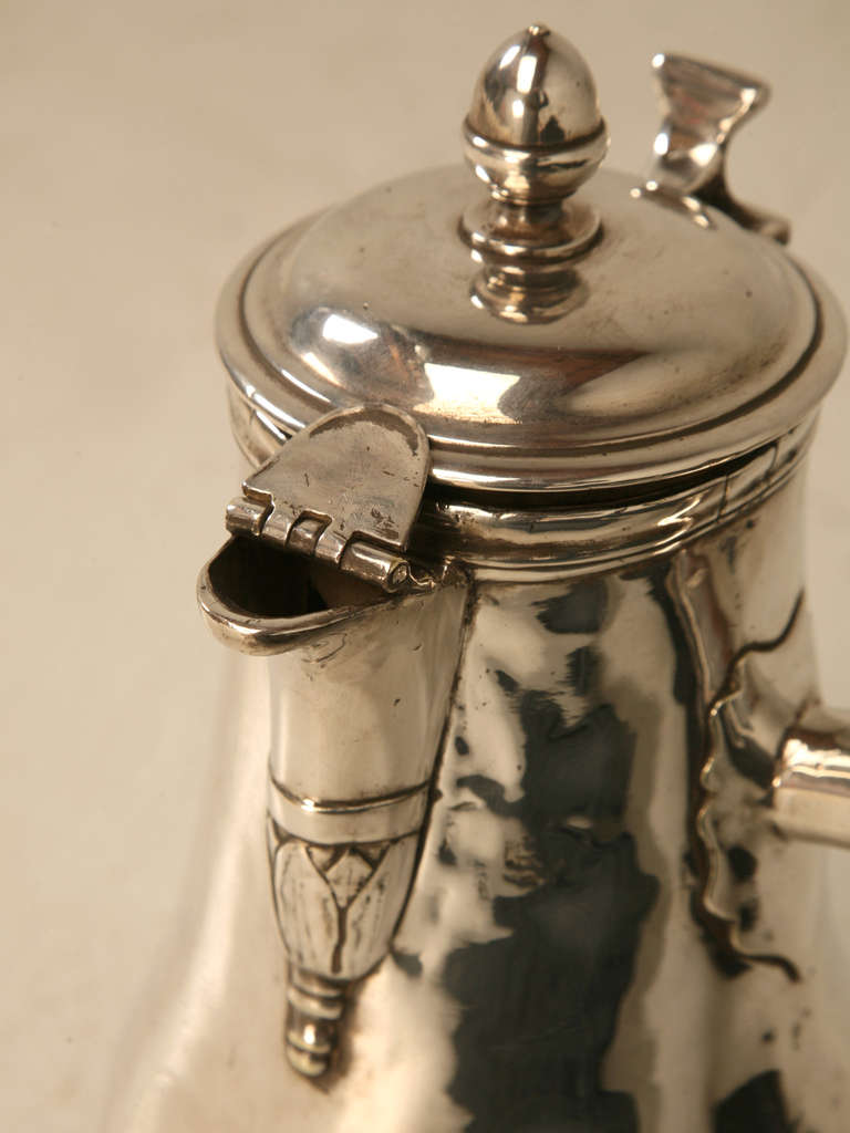 19th Century Silver Plated Christofle Chocolate/Hot Beverage Pot 3