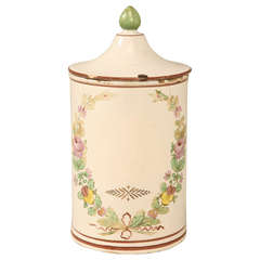 Hand-Painted French Apothecary Jar 4