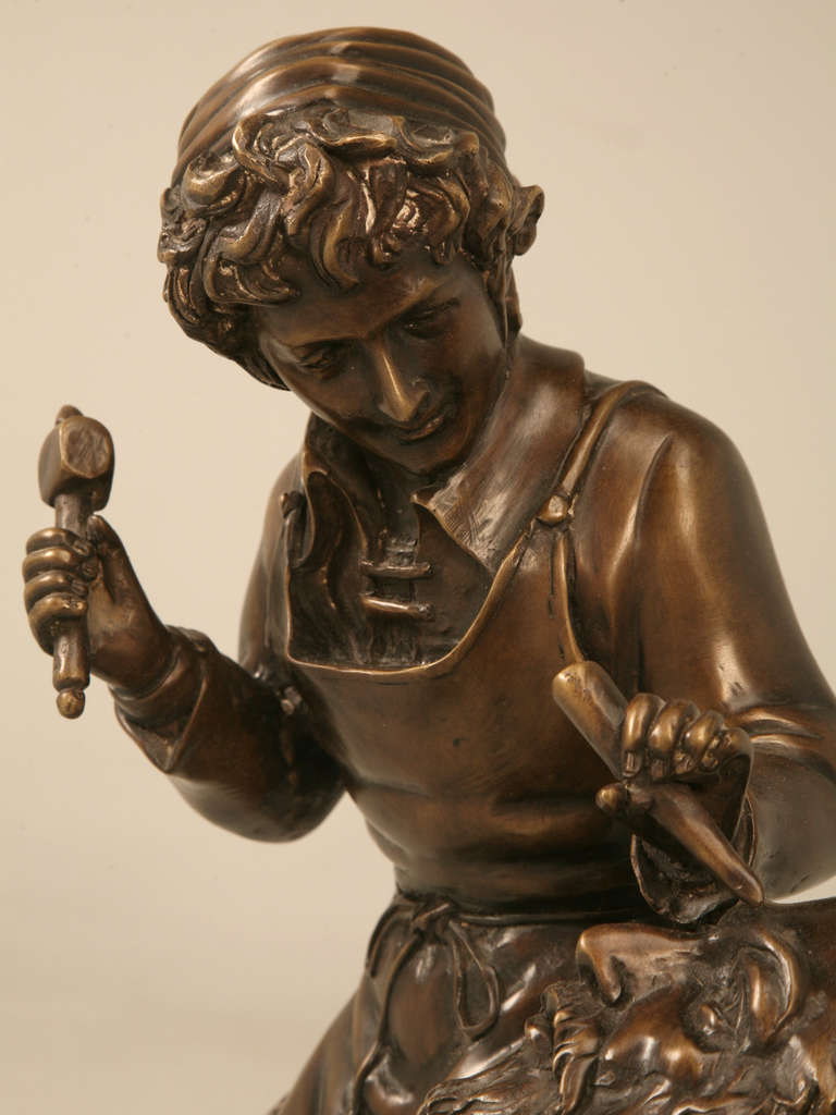 Mid-20th Century Vintage French Bronze Sculpture