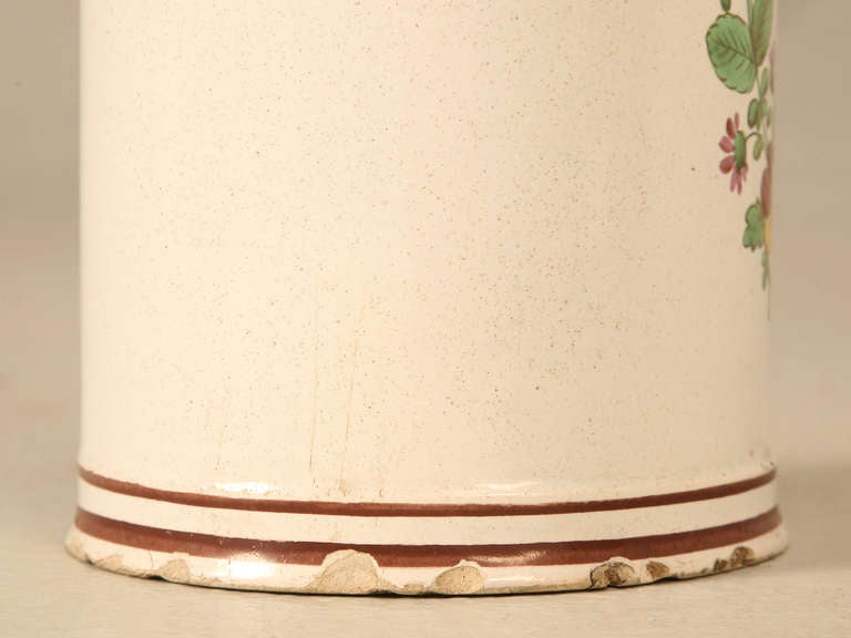 Hand-Painted French Apothecary Jar 1