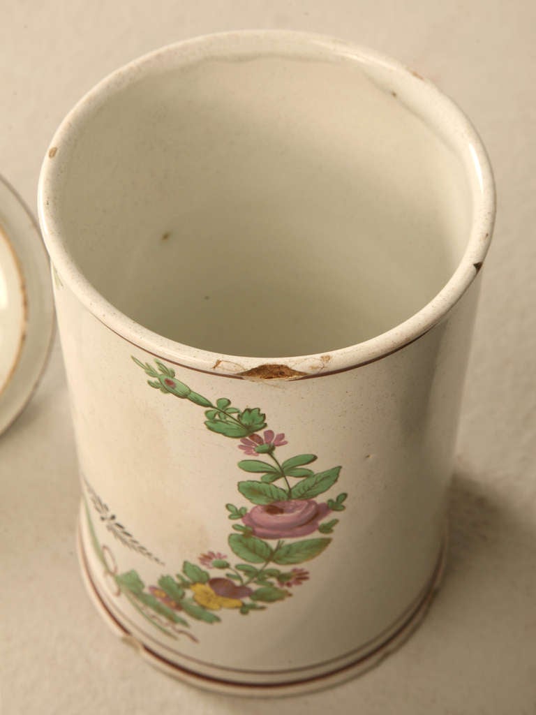 Hand-Painted French Apothecary Jar 4