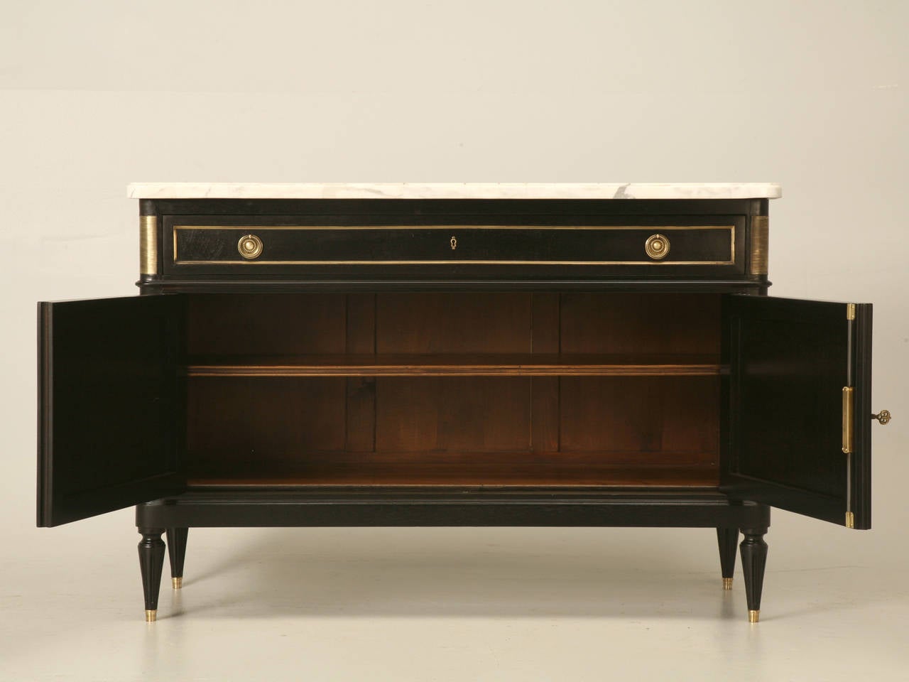 Jansen Inspired French Louis XVI Style, Two-Door Buffet 6