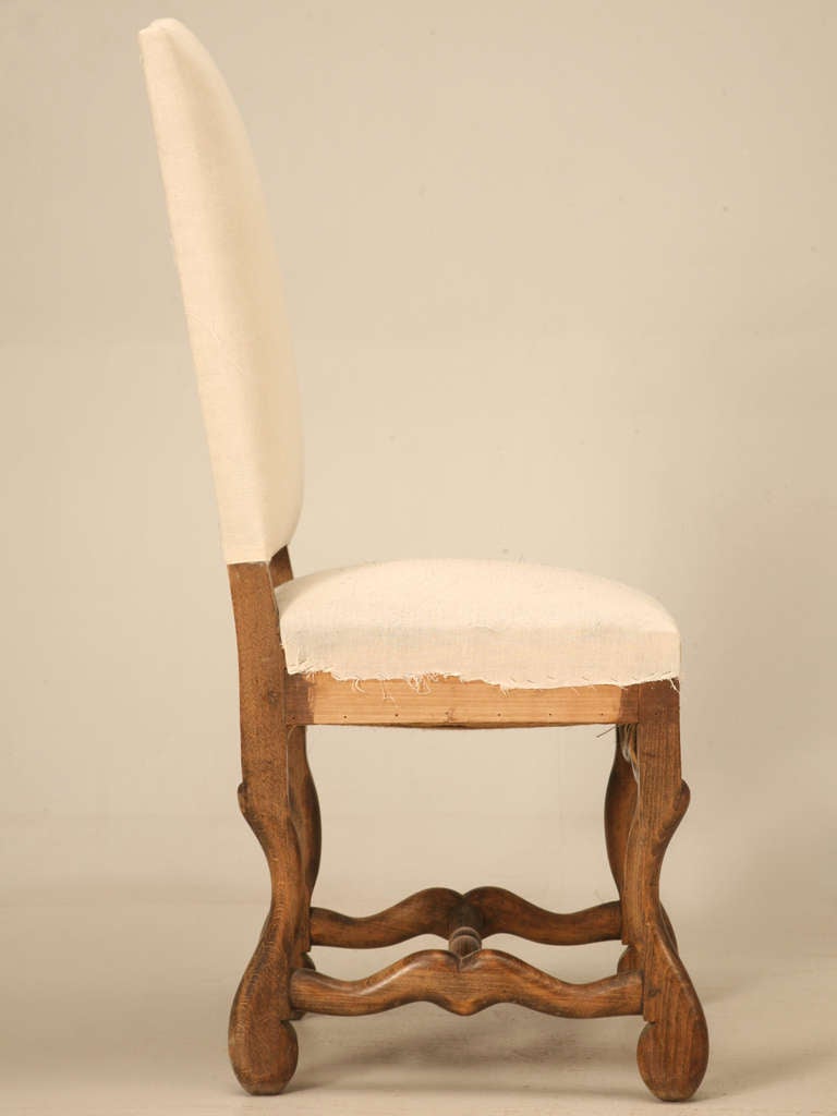 Set of Eight French Os du Mouton Dining Chairs, circa 1900 4