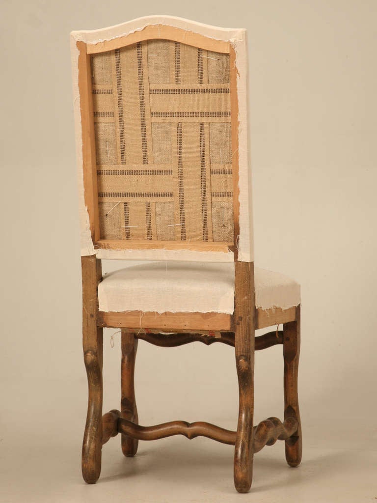 Set of Eight French Os du Mouton Dining Chairs, circa 1900 5