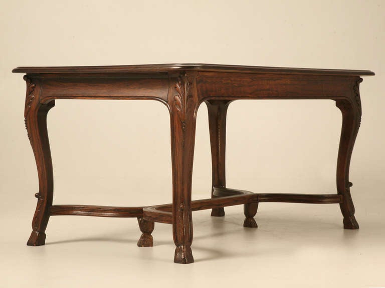 Louis XV French Dining Table with Pull-Out Leaves, circa 1930s