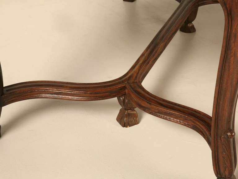 French Dining Table with Pull-Out Leaves, circa 1930s 1