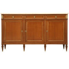 Vintage French Louis XVI Style Mahogany Buffet