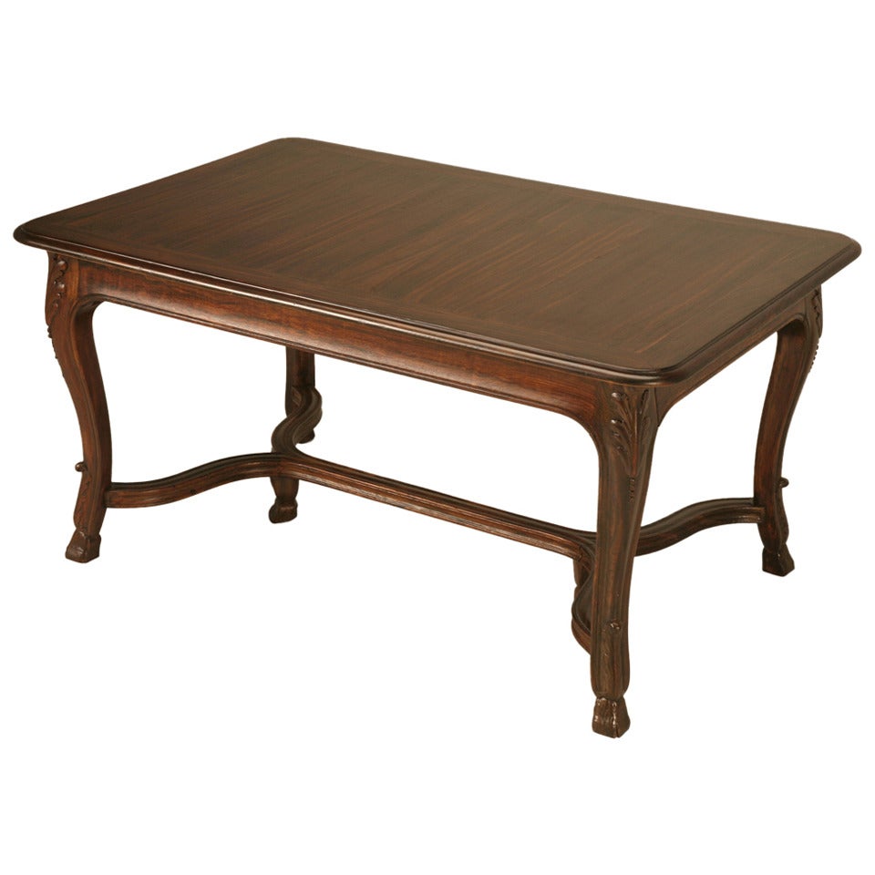 French Dining Table with Pull-Out Leaves, circa 1930s