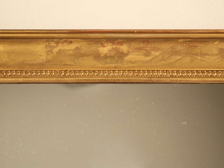 French Large-Scale Louis Philippe Mirror, circa 1850