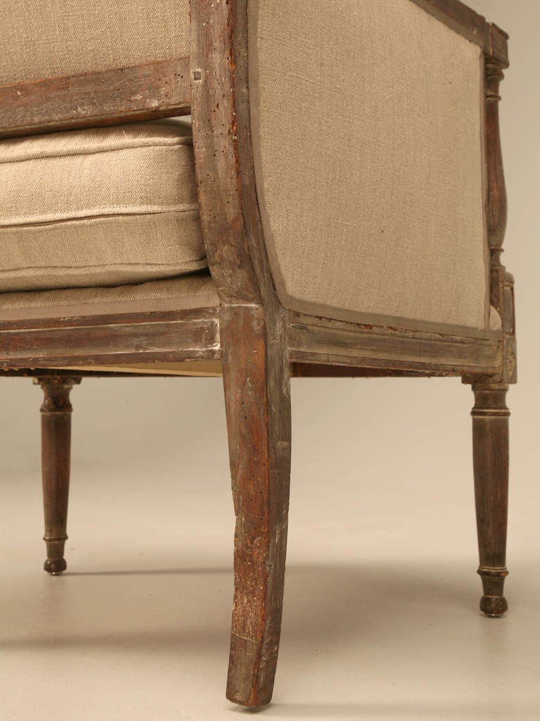 Pair of Early 19th Century French Directoire Arm Chairs/Bergeres 7