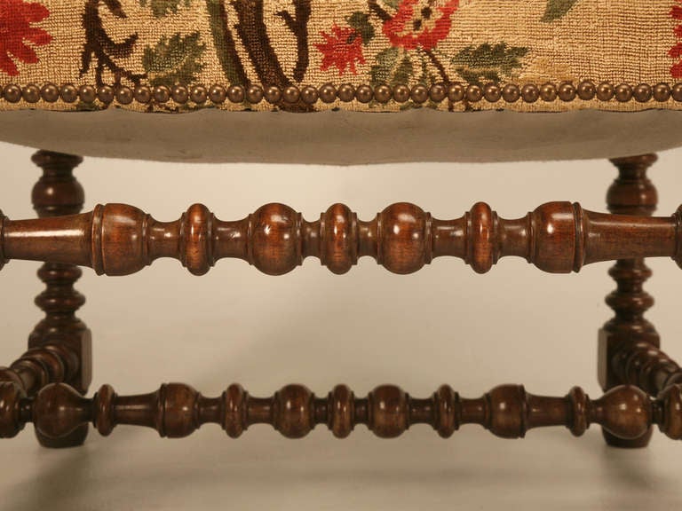 Magnificent Antique French Throne Chair w/Carved Ram Heads 3
