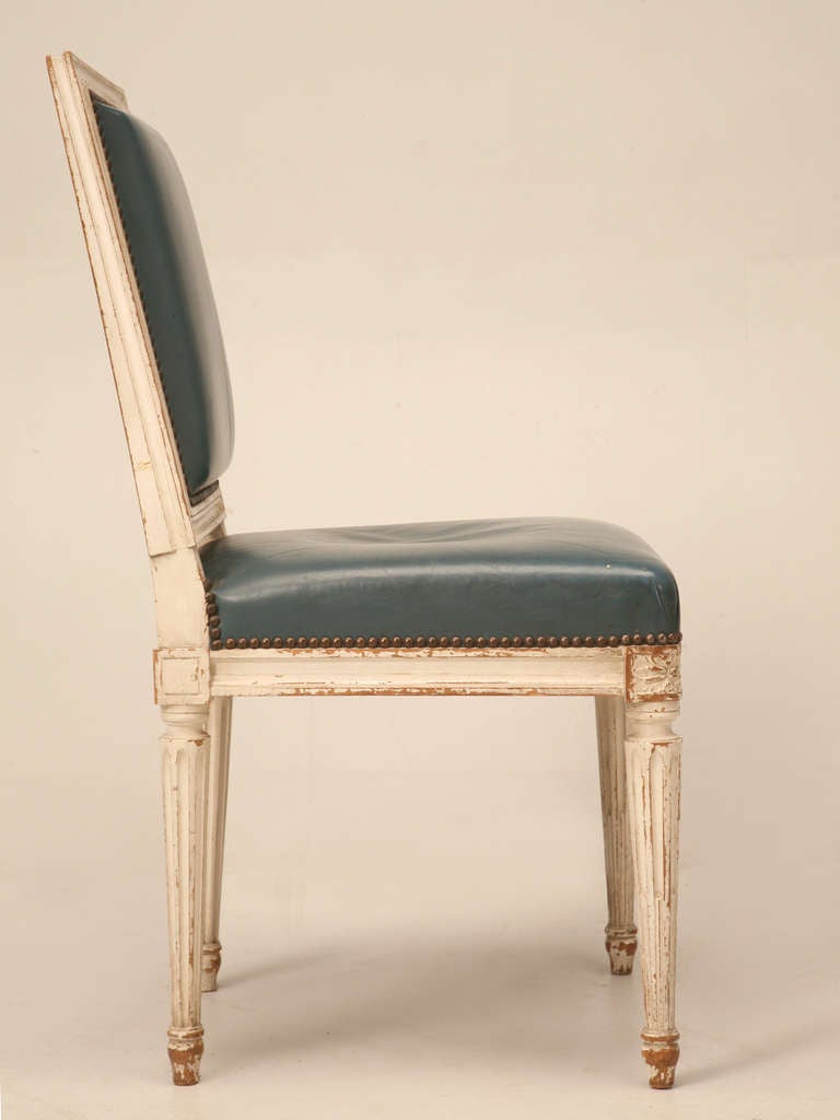 Antique French Louis XVI Style Side Chairs from Chateau de l'Oise 4
