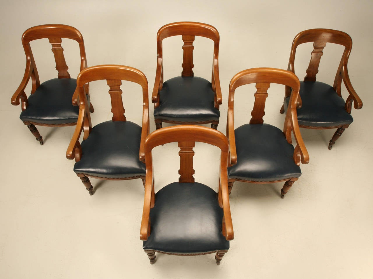 British English Regency Mahogany Board Room Chairs