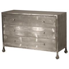 Steel Chest of Drawers Hand Fabricated by Old Plank Available in Any Dimension