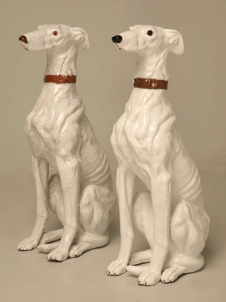 French Faicence Whippet, circa 1960s 4