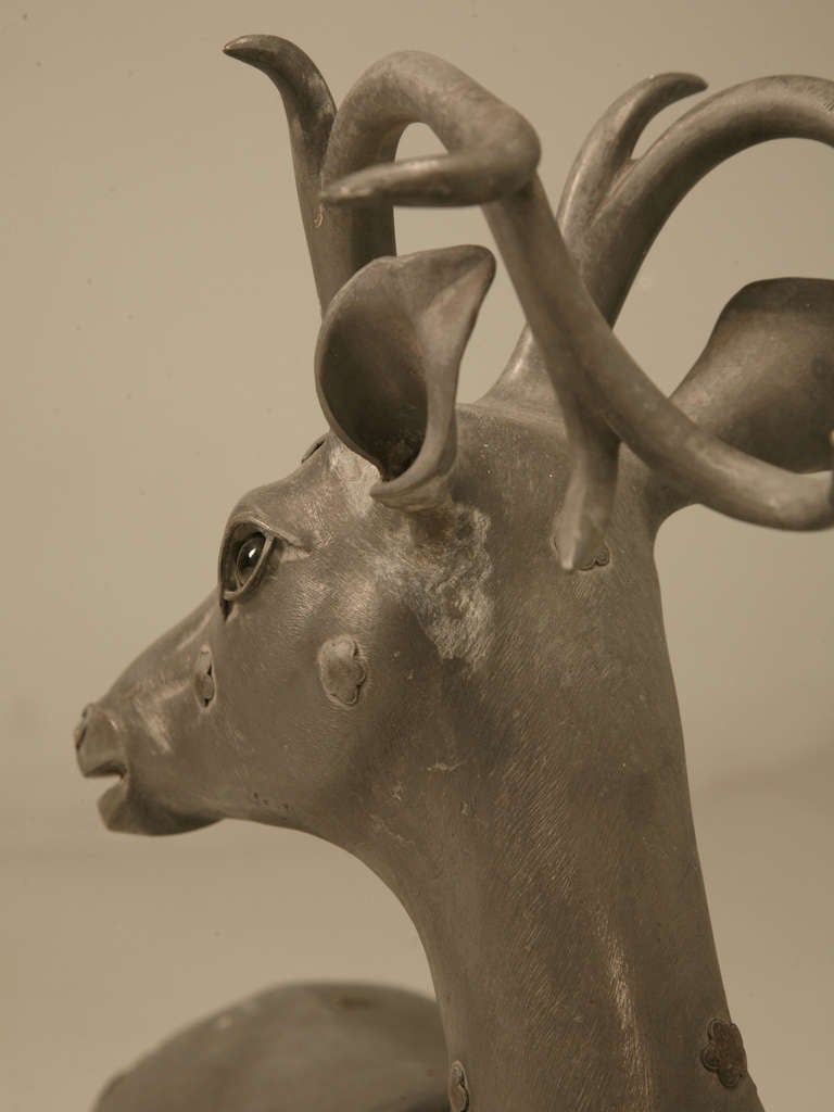 bronze stag sculptures